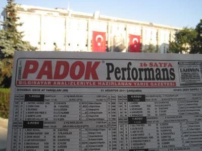 2011イスタンブール 後半はヴェリフェンディ競馬とメシネタで