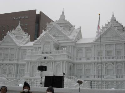 人生初一人旅　雪まつり、小樽の旅