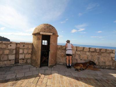 201109　スロヴェニア・クロアチア　その10　ドゥブロヴニク(2：城壁周遊、グラスボート）