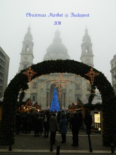 ブダペストのクリスマスマーケット　２０１１（聖イシュトヴァーン大聖堂前・昼編）