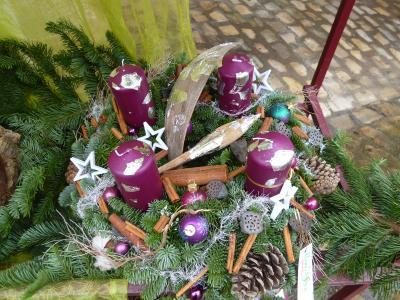 初冬ルクセンブルクのグルメな旅♪　Ｖｏｌ１８（第２日目午後）　☆エシュテルナッハ(Echternach)の旧市街のカフェと美しいクリスマス♪