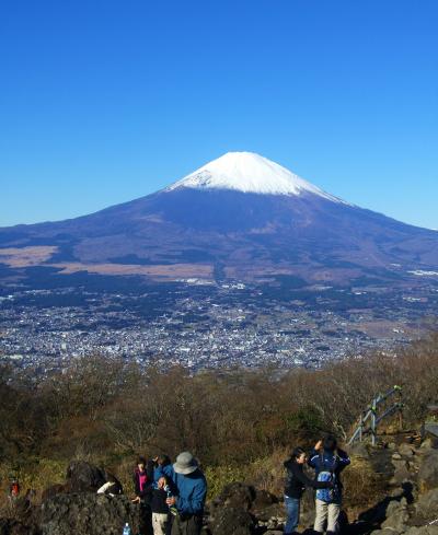 金時山から見た秀麗富士