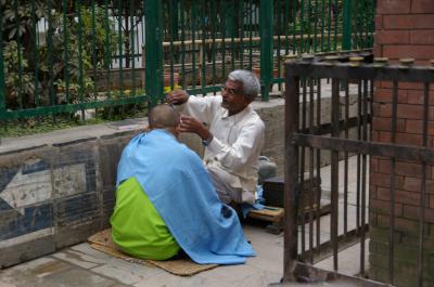 朝のカトマンズ・カトマンズ最後の日～ネパール・タイ旅行七日目・2011年10月21日