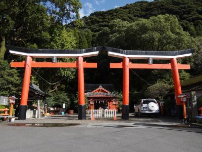宮崎、鹿児島３日目その２　並列鳥居の諏訪神社と神川大滝と変なホテル