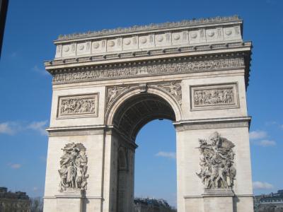凱旋門にのぼる!