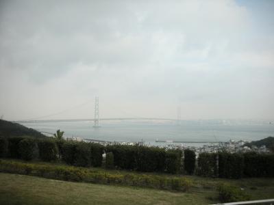 日本人が造った明石海峡大橋の素晴らしさに感激。