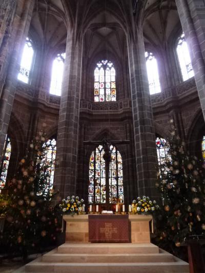 ニュルンベルクとバンベルクのクリスマス旅♪　Ｖｏｌ３０（第３日目午後）　☆ニュルンベルクの最後の観光は美しい聖ローレンツ教会「St.Lorenz」♪