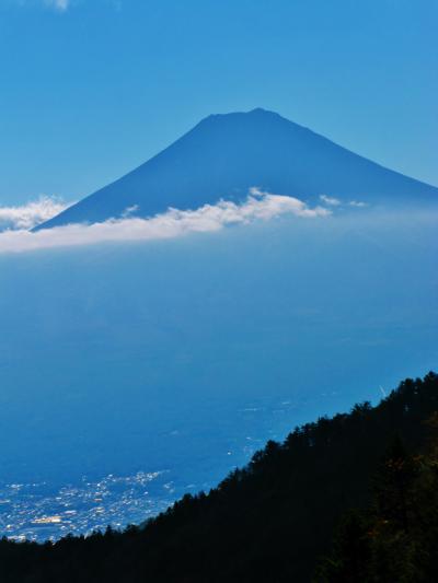 三ッ峠C　富士山　晩秋の雄姿ふたたび　☆眺望日本一の山から