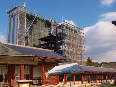 師走　奈良　薬師寺さんは今　２０１１ー上