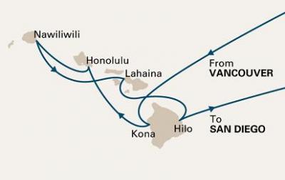 ザーンダム号ハワイ周遊クルーズ☆１｜バンクーバー前泊①