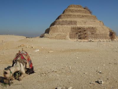 ただ今化粧直し中、ジェセル王の階段ピラミッド!!