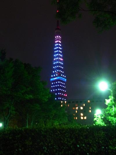 大好きな東京タワーをバックに結婚記念日!
