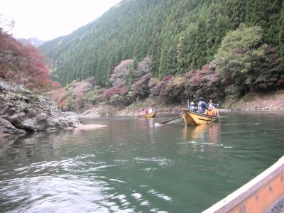 喉かであり、スリルありの保津川下り。満喫編。