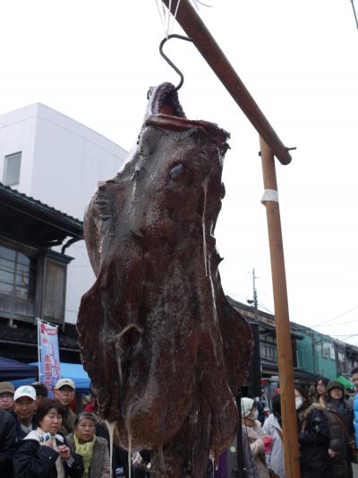 糸魚川荒波あんこう祭り♪