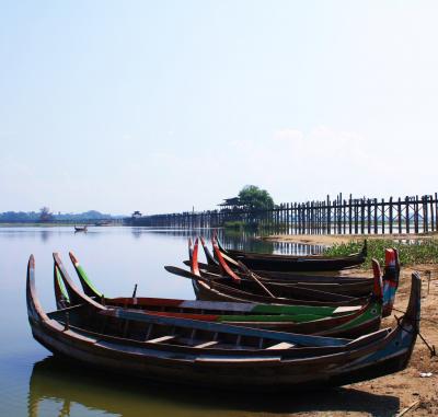 ミャンマー紀行（９）　青空の下のウー・ベイン橋とサガインヒル～古都アマラプラとサガイン