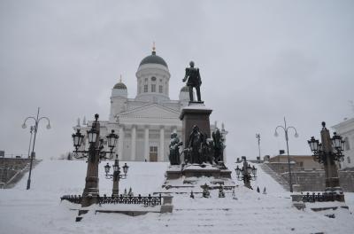 ヘルシンキ冬の旅③：雪化粧をした北欧の町