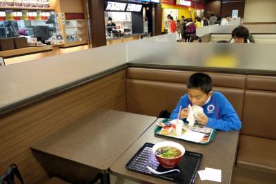 ０１．松田直樹メモリアルゲーム日帰り観戦　三島～日産スタジアムの車の旅　足柄サービスエリアの朝食