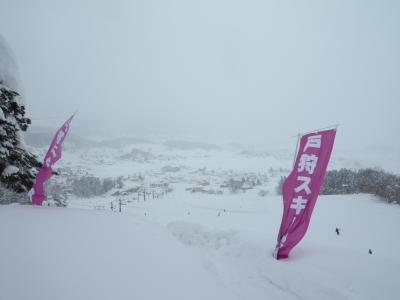 雪、また雪の戸狩温泉スキー場