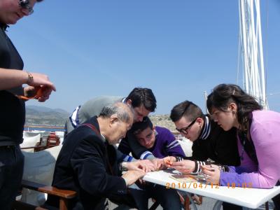 洋上・折り紙教室