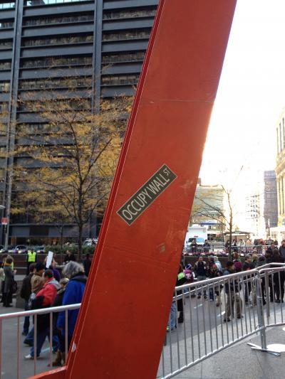 サンクスギビングデー　２０１１　Occupy Wall Street, NY　