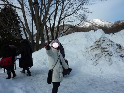 雪の北海道へ（支笏湖できーちゃんと再会♪）