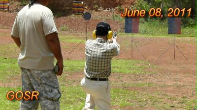 グアムでコンバットシューティング　射撃訓練！
