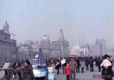 上海の外灘・英国租界・優秀歴史建築・2012年・旧正月