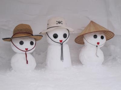 冬の金沢と雪だるまと・・【1.白峰雪だるままつり編】