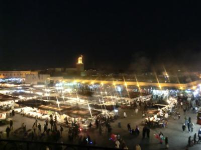 2012年1月モロッコ旅　１日目出国～マケラシュ
