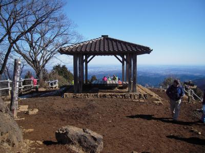 ２０１２年２月　奥多摩　日の出山から都心を見下ろす