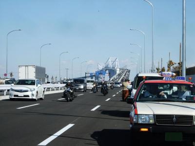 東京ゲートブリッジ開通日当日です！=車で渡りました=