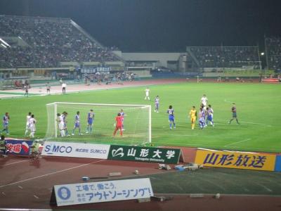 2009 夏の山形遠征　東北ぐるり旅【その２】NDスタジアムで試合観戦＆山形グルメ