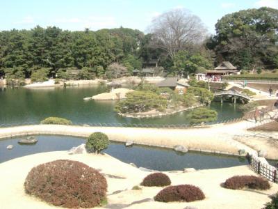 日本三名園のひとつ「岡山後楽園」へ