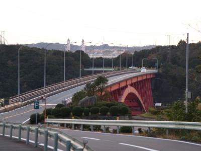 的矢湾の夕焼け