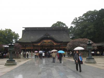 2012年3月1日、雨の太宰府