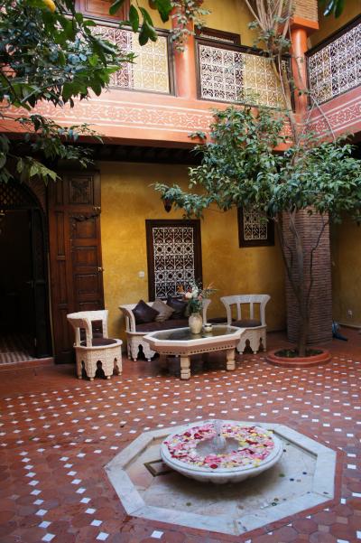 マラケシュのオシャレなリヤド~Riad Samsli~