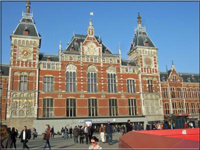 欧州５ヶ国、鉄道の旅、アムステルダムからパリまでの一人旅。