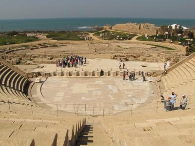イスラエルの旅（１）・・ヘロデ大王の野望の町カイザリアと近代的な港湾都市ハイファを訪ねて