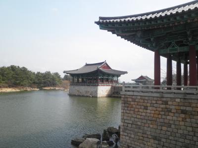 120304-10　韓国鉄道旅行（6）2日目-4　慶州観光2 雁鴨池