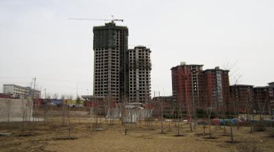 中国内蒙古自治区オルドス市東勝区　散歩2012年4月