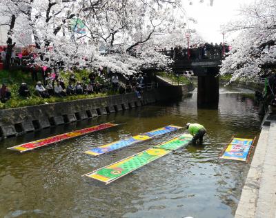 春一番の五条川さくら祭りに訪れて・・・。