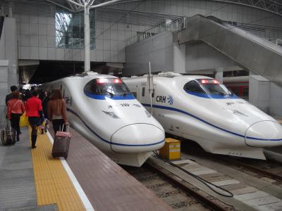 20111107 上海から南京まで。初の高速列車