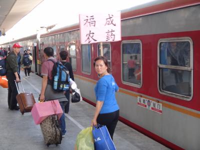 20111122 広州に向かって、夜行列車で出発