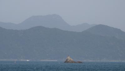 2012.4阿蘇・湯の児・天草五橋旅行4-湯浦川河川緑地公園の桜，芦北海岸，御立岬