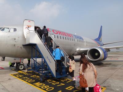 20120215 スワンナプーム空港到着して、チェンマイへ…のはずが、行き先はチェンラーイに？