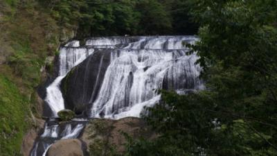 袋田の滝で癒される。