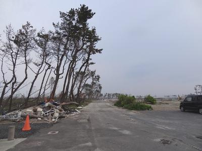 東日本大震災 被災地１０ヶ所めぐり その１(仙台滞在、荒浜地区、松島町、レンタカー、高速バス)