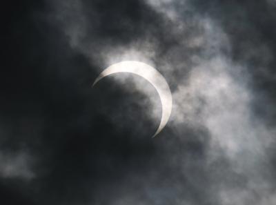 町田で金環日食を見ました