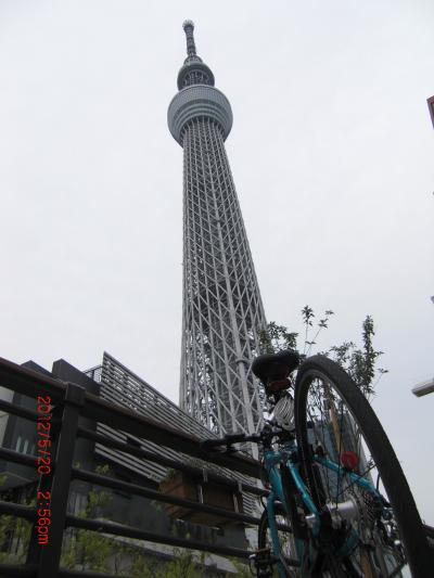 電動自転車　パナソニック ジェッター 「スカイツリー 開業前　サイクリング　ポタリング」