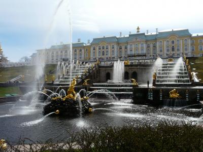 ２０１２ＧＷ　ロシア旅行記（４）エカテリーナ宮殿とペテルゴフ